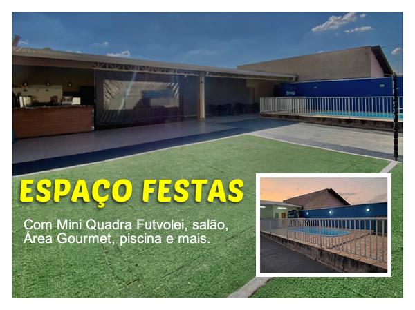 Espaço para festas e eventos com brinquedos em Campinas